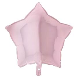 Folieballong Stjerne Pastell Rosa