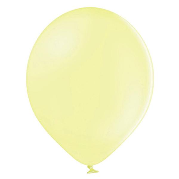 Små Pastell Lysegule Latexballonger 100-pakning