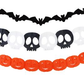 Halloween Girlander 3-pakning