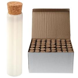 Flasker med Korker Hvit 10 cm 48-pakning
