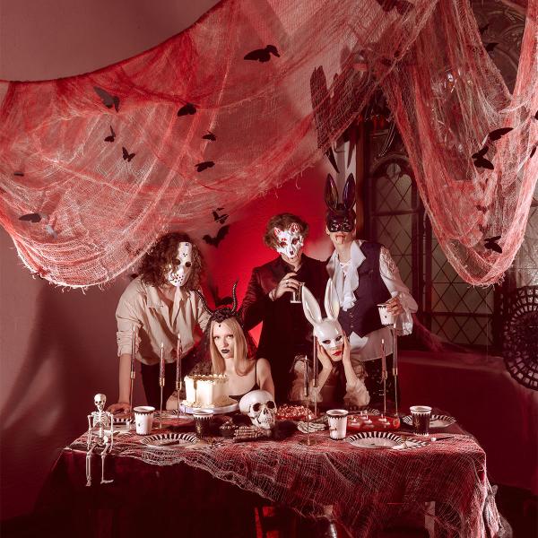 Blodig Ulveskalle Halvmaske