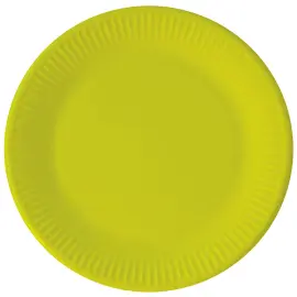 Lysegrønne Papptallerkener Solid Color