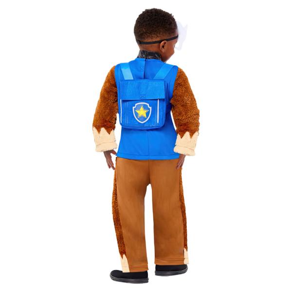 Paw Patrol Chase Kostyme Deluxe Barn