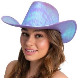 Cowboyhatt Skimrende Lavendel