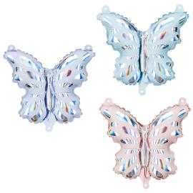 Sommerfugl Folieballong 3-pakning