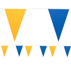 Vimpelgirlander Bl&aring;/Gul 10m