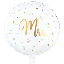 Rund Folieballong Mrs