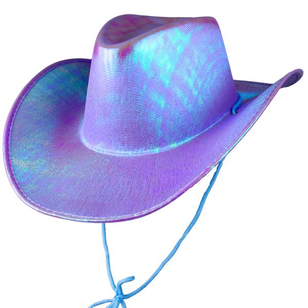 Cowboyhatt Skimrende Lavendel