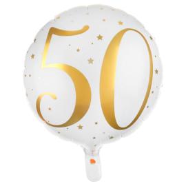 50 Års Folieballong Stjerner