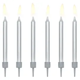 Kakelys Sølv Metallic