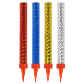 Skimrende Isfakler Fargede 12-pakning