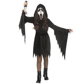 Spøkelse Glitrende Kostyme Svart Barn