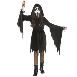 Spøkelse Glitrende Kostyme Svart Barn