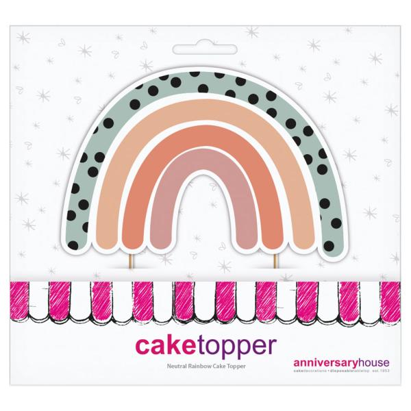 Boho Rainbow Cake Topper