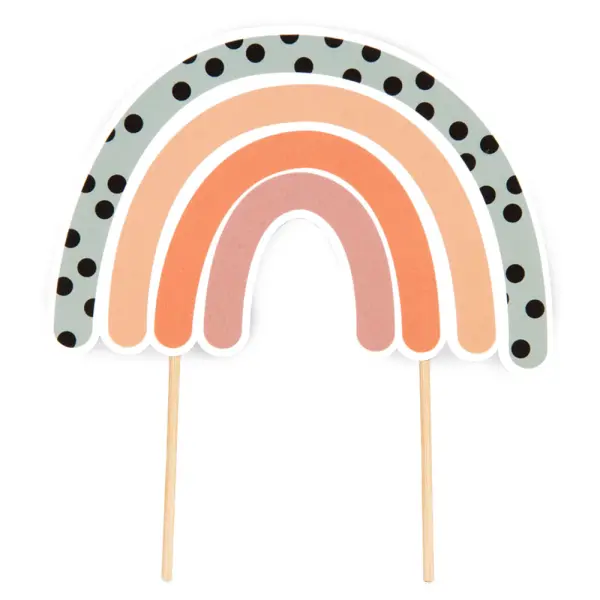 Boho Rainbow Cake Topper