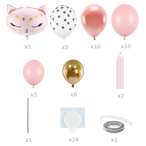 Ballongbukett Katt