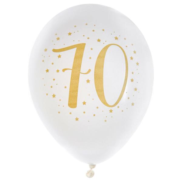 70 Års Ballonger Stjerner