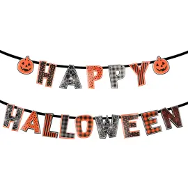 Bokstavgirlander Happy Halloween