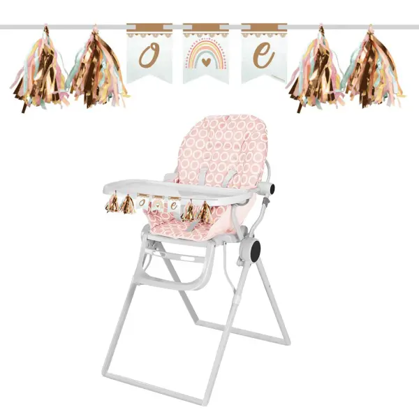 Boho Rainbow One Pynt til Barnestol