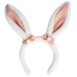 H&aring;rb&oslash;yle med Kanin&oslash;rer Hvit/Gammelrosa