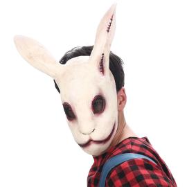 Skremmende Kaninmaske Latex
