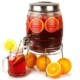 Drinkdispenser Tønne med Stativ