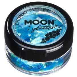 Moon Glitter Iriserende Chunky Glitter Bl&aring;
