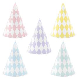 Yummy Pastell Partyhatter