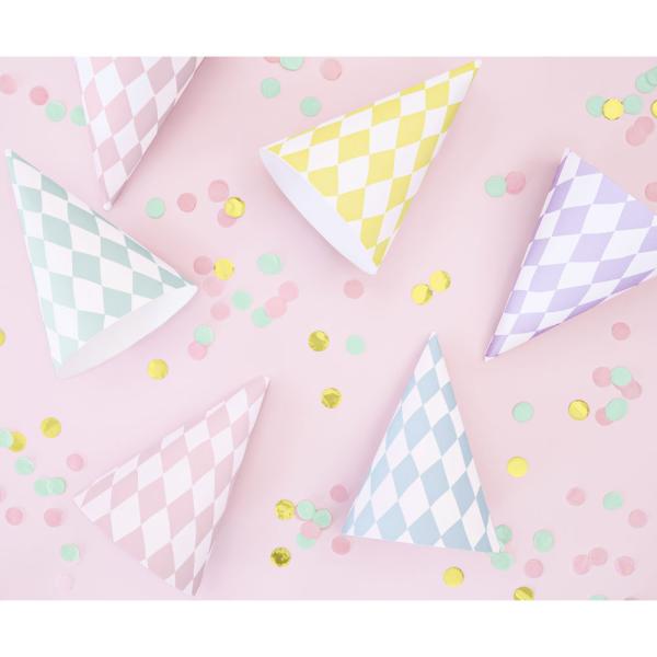 Yummy Pastell Partyhatter