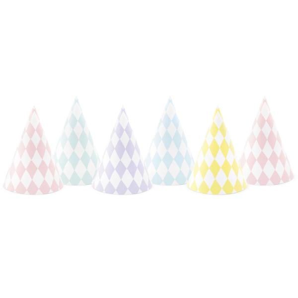 Yummy Pastell Partyhatter