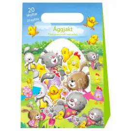 Eggjakt Skilt P&aring;skefigurer