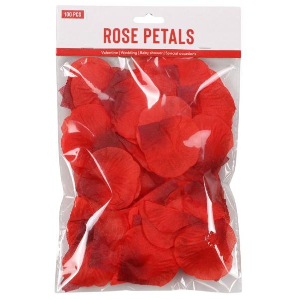 Roseblader Ombre Rød 100-pakning