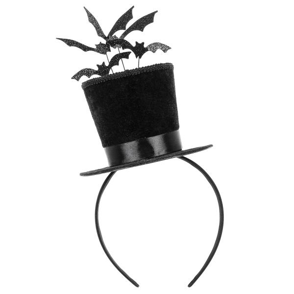 Hårbøyle med Sylinderhatt & Flaggermus