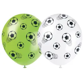 Fotballballonger Grønne & Hvite