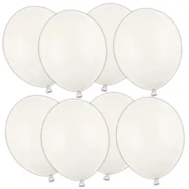 Sterke Ballonger Elfenbenhvit Pastell 12 cm 100-pakning