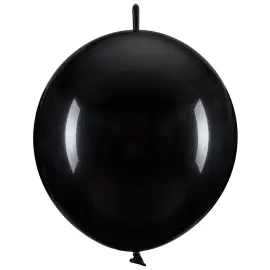 Lenkende Latexballonger Svart 20-pakning