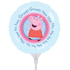 Peppa Gris Folieballong Blå