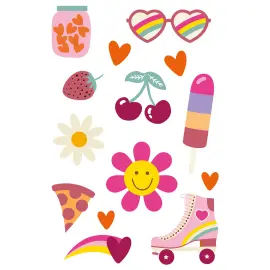 Midlertidige Tatoveringer Boho Girlz 14-pakning