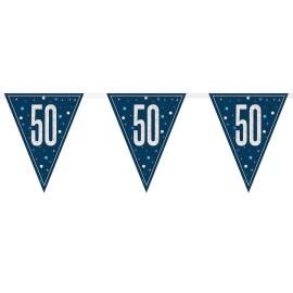 Flaggirlander 50 år Blå & Sølv