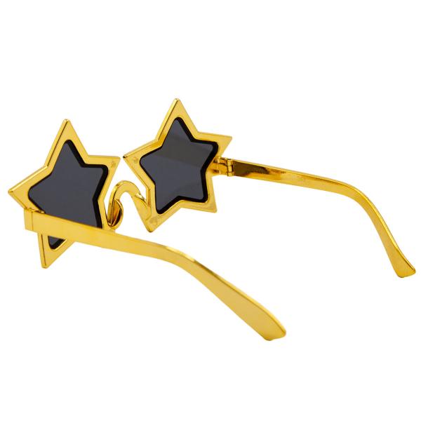 Stjerneformede Briller Gull
