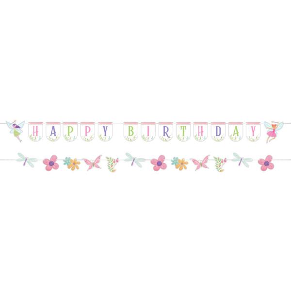 Fairy Forest Girlander Happy Birthday