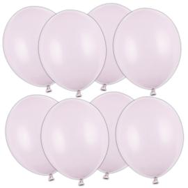 Sterke Ballonger Lavendelgrå Pastell 12 cm 100-pakning
