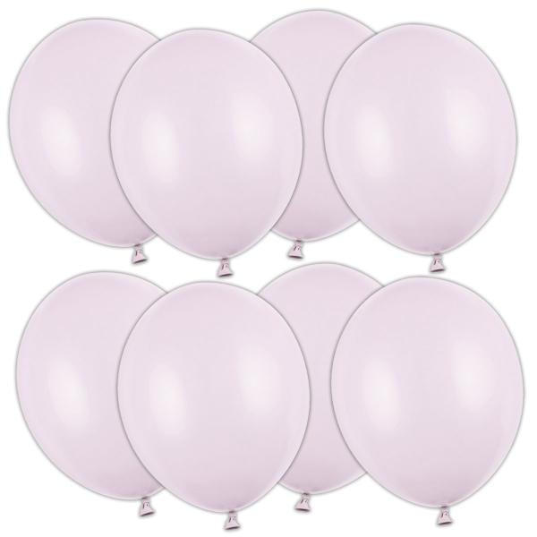 Sterke Ballonger Lavendelgrå Pastell 12 cm 100-pakning