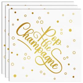 Engangsservietter Pop the Champagne 20-pakning
