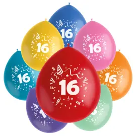 Bursdagsballonger 16 år