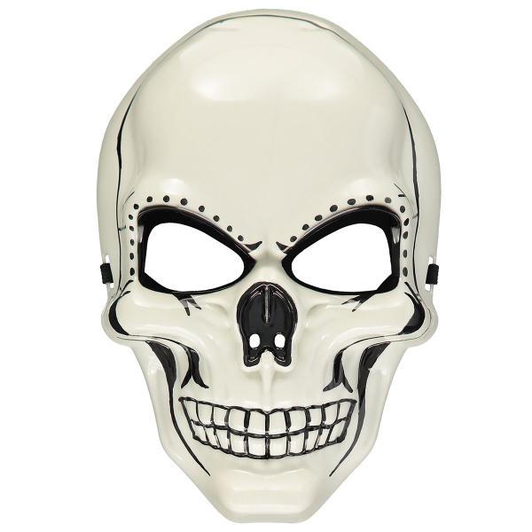 Hvit og Svart Hodeskallemaske