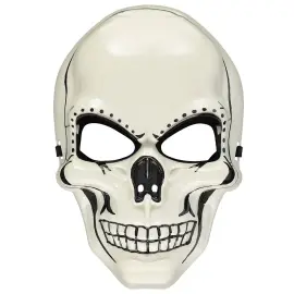 Hvit og Svart Hodeskallemaske