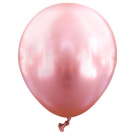 Miniballonger Chrome Rosa 100-pakning