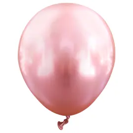 Miniballonger Chrome Rosa 100-pakning