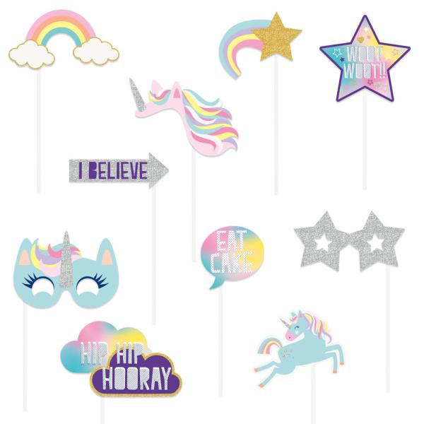 Photo Booth Props Unicorns